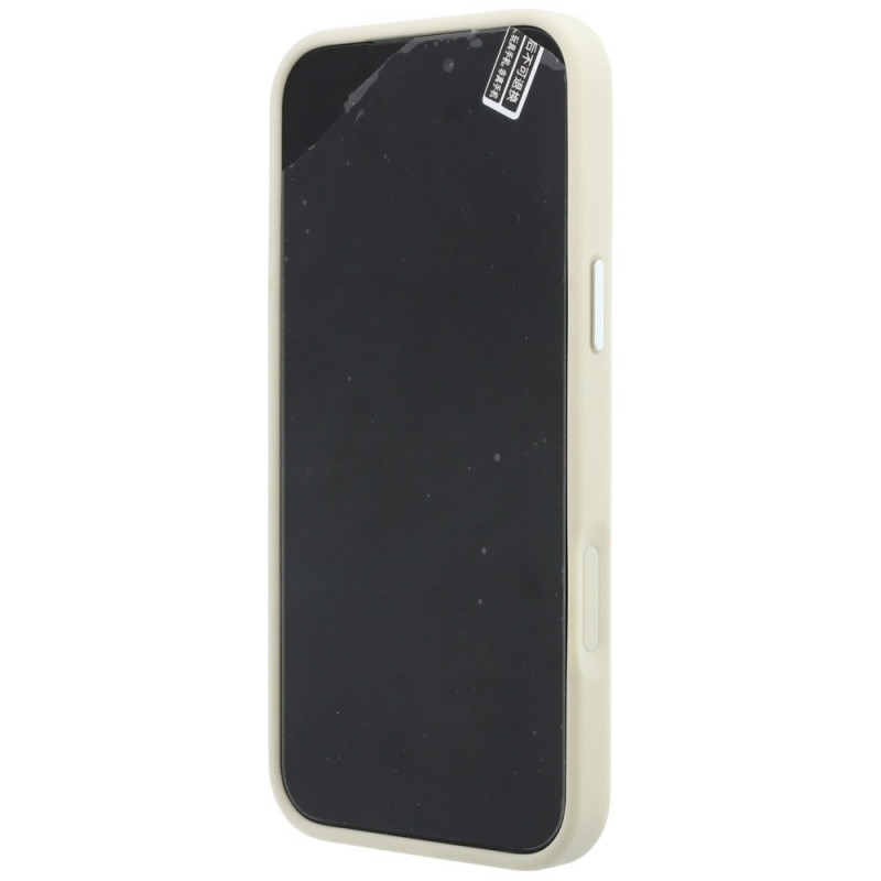 Karl Lagerfeld Ring Stand 360 Saffiano Classic Logo MagSafe Case for Apple iPhone 18 Pro / 17 Pro, Beige