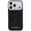 Karl Lagerfeld Ring Stand 360 Saffiano Classic Logo MagSafe Case for Apple iPhone 18 Pro / 17 Pro, Black (KF003179)