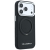 Karl Lagerfeld Ring Stand 360 Saffiano Classic Logo MagSafe Case for Apple iPhone 18 Pro / 17 Pro, Black (KF003179)