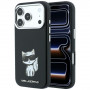 Karl Lagerfeld Smooth Choupette Sketch MagSafe Case for Apple iPhone 18 Pro Max / 17 Pro Max, Black