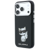 Karl Lagerfeld Smooth Choupette Sketch MagSafe Case for Apple iPhone 18 Pro Max / 17 Pro Max, Black