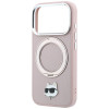 Karl Lagerfeld with Ring Stand 360 Choupette Head Pin MagSafe Case for Apple iPhone 18 Pro Max / 17 Pro Max, Pink