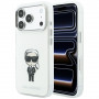 Karl Lagerfeld IML Ikonik Sketch Print MagSafe Case for Apple iPhone 18 Pro Max / 17 Pro Max, Beige (KLD22794)