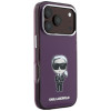 Karl Lagerfeld IML Ikonik Sketch Print MagSafe Case for Apple iPhone 18 Pro / 17 Pro, Burgundy
