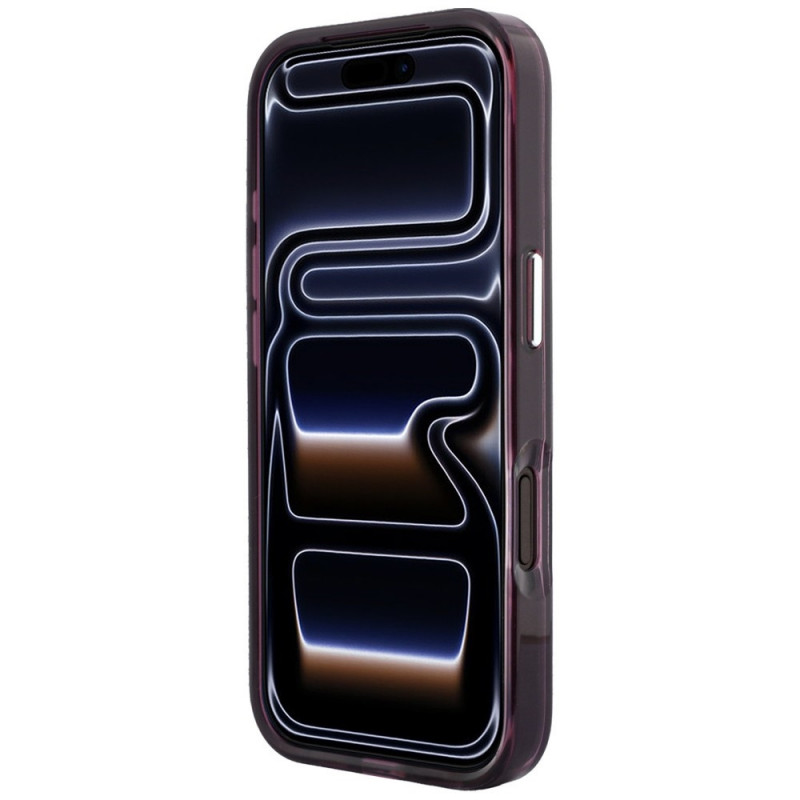 Karl Lagerfeld IML Ikonik Sketch Print MagSafe Case for Apple iPhone 18 Pro / 17 Pro, Burgundy
