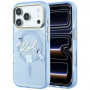 Karl Lagerfeld Script Logo MagSafe Case for Apple iPhone 18 Pro / 17 Pro, Light Blue