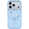 Karl Lagerfeld Script Logo MagSafe Case for Apple iPhone 18 Pro / 17 Pro, Light Blue