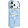 Karl Lagerfeld Script Logo MagSafe Case for Apple iPhone 18 Pro / 17 Pro, Light Blue