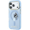 Karl Lagerfeld Peekaboo Logo MagSafe Case for Apple iPhone 18 Pro Max / 17 Pro Max, Blue