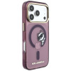 Karl Lagerfeld Peekaboo Logo MagSafe Case for Apple iPhone 18 Pro / 17 Pro, Burgundy