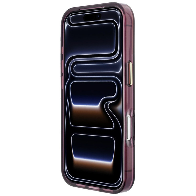 Karl Lagerfeld Peekaboo Logo MagSafe Case for Apple iPhone 18 Pro / 17 Pro, Burgundy