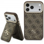 Guess 4G Case with Wallet, MagSafe, for Apple iPhone 18 Pro / 17 Pro, brown