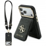 Guess 4G Case with Wallet, MagSafe, for Apple iPhone 18 Pro / 17 Pro, brown