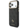 Guess 4G Case with Wallet, MagSafe, for Apple iPhone 18 Pro / 17 Pro, brown