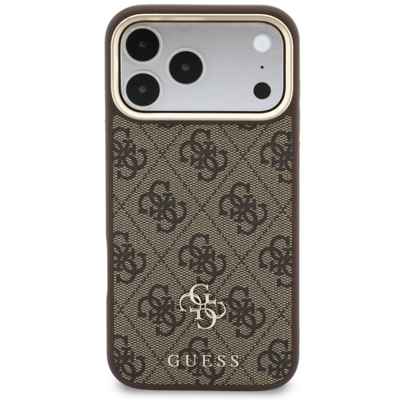 Guess 4G Case with Wallet and Lanyard, MagSafe, for Apple iPhone 18 Pro Max / 17 Pro Max, brown
