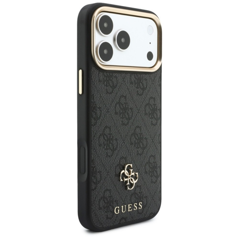 Guess 4G Case with Wallet and Lanyard, MagSafe, for Apple iPhone 18 Pro / 17 Pro, brown