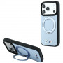 BMW Kevlar Ring Stand 360 MagSafe Case for Apple iPhone 18 Pro Max / 17 Pro Max, blue