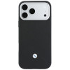 BMW Quilted Pattern Metal Logo Case and Wallet Set for Apple iPhone 18 Pro Max / 17 Pro Max, black