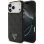 Guess 4G Triangle Logo MagSafe Case for Apple iPhone 18 Pro Max / 17 Pro Max, black gold