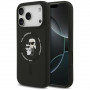 Karl Lagerfeld Silicone Karl&Choupette Ring MagSafe Case for Apple iPhone 18 Pro Max / 17 Pro Max, black