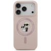 Karl Lagerfeld Silicone Karl&Choupette Ring MagSafe Case for Apple iPhone 18 Pro / 17 Pro, black