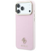 Guess Saffiano Small 4G & Classic Logo MagSafe Case for Apple iPhone 18 Pro / 17 Pro, pink