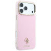 Guess Saffiano Small 4G & Classic Logo MagSafe Case for Apple iPhone 18 Pro / 17 Pro, pink