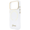 Guess IML Script Metal MagSafe Case for Apple iPhone 18 Pro Max / 17 Pro Max, transparent