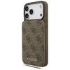 Guess 4G Cardslots & Magnetic Closure Crossbody Case for Apple iPhone 18 Pro / 17 Pro, brown
