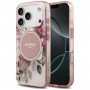 Guess IML Flower & Tonal Circle MagSafe Case for Apple iPhone 18 Pro Max / 17 Pro Max, pink