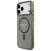 Guess IML Glitter Pearl Strap MagSafe Case for Apple iPhone 18 Pro / 17 Pro, Black