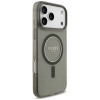 Guess IML Glitter Pearl Strap MagSafe Case for Apple iPhone 18 Pro Max / 17 Pro Max, Black