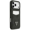 Guess 4G Double Card Triangle Case for Apple iPhone 18 Pro Max / 17 Pro Max, Black
