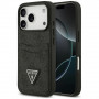 Guess 4G Double Card Triangle Case for Apple iPhone 18 Pro / 17 Pro, Black