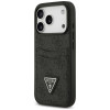 Guess 4G Double Card Triangle Case for Apple iPhone 18 Pro / 17 Pro, Black