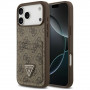 Guess 4G Double Card Triangle Case for Apple iPhone 18 Pro Max / 17 Pro Max, Brown
