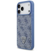 Guess 4G Double Card Triangle Case for Apple iPhone 18 Pro Max / 17 Pro Max, Blue