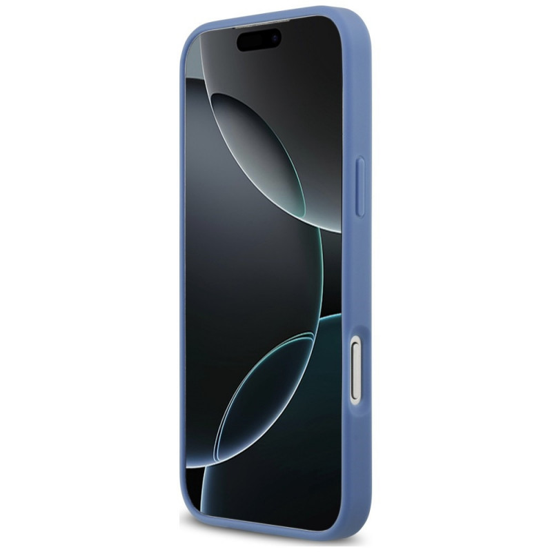 Guess 4G Double Card Triangle Case for Apple iPhone 18 Pro Max / 17 Pro Max, Blue
