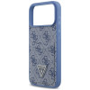 Guess 4G Double Card Triangle Case for Apple iPhone 18 Pro Max / 17 Pro Max, Blue
