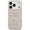 Guess 4G Double Card Triangle Case for Apple iPhone 18 Pro / 17 Pro, Pink