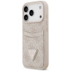 Guess 4G Double Card Triangle Case for Apple iPhone 18 Pro Max / 17 Pro Max, Pink