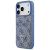 Guess 4G Double Card Triangle Case for Apple iPhone 18 Pro / 17 Pro, Blue
