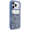 Guess 4G Double Card Triangle Case for Apple iPhone 18 Pro / 17 Pro, Blue
