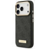 Guess 4G Logo Plate MagSafe Case for Apple iPhone 18 Pro / 17 Pro, Black