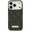 Guess 4G Logo Plate MagSafe Case for Apple iPhone 18 Pro Max / 17 Pro Max, Black