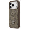 Guess 4G Double Card Triangle Case for Apple iPhone 18 Pro / 17 Pro, Brown