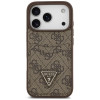 Guess 4G Double Card Triangle Case for Apple iPhone 18 Pro / 17 Pro, Brown