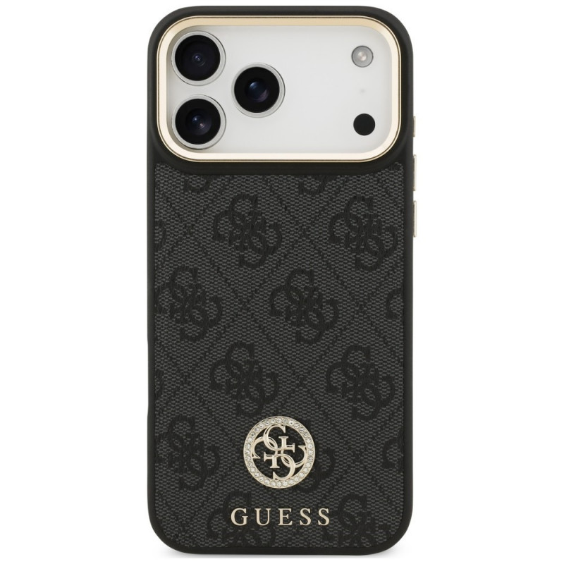 Guess 4G Strass Logo MagSafe Case for Apple iPhone 18 Pro Max / 17 Pro Max, Black