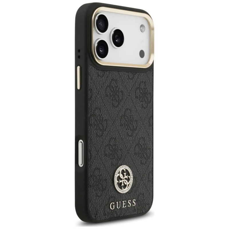Guess 4G Strass Logo MagSafe Case for Apple iPhone 18 Pro Max / 17 Pro Max, Black
