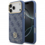 Guess 4G Strass Logo MagSafe Case for Apple iPhone 18 Pro Max / 17 Pro Max, Blue